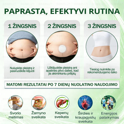 🍃🍃BSWELL® Nano mikrodurų lieknėjimo pleistras (𝑱𝒖𝒔𝒕 𝒐𝒏𝒄𝒆 𝒂 𝒅𝒂𝒚, 𝒗𝒊𝒔𝒊𝒃𝒍𝒆 𝒄𝒉𝒂𝒏𝒈𝒆𝒔 𝒊𝒏 28 𝒅𝒂𝒚𝒔) ✅ 𝑭𝒐𝒓 𝒐𝒃𝒆𝒔𝒊𝒕𝒚, 𝒄𝒂𝒓𝒅𝒊𝒐𝒗𝒂𝒔𝒄𝒖𝒍𝒂𝒓 𝒉𝒆𝒂𝒍𝒕𝒉, 𝒅𝒊𝒂𝒃𝒆𝒕𝒆𝒔, 𝒔𝒍𝒆𝒆𝒑 𝒂𝒑𝒏𝒆𝒂, 𝒈𝒖𝒕 𝒉𝒆𝒂𝒍𝒕𝒉, 𝒋𝒐𝒊𝒏𝒕 𝒊𝒔𝒔𝒖𝒆𝒔, 𝒂𝒏𝒅 𝒎𝒐𝒓𝒆